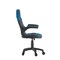 Flash Furniture Blue LeatherSoft Gaming Chair - Skate Wheels CH-00095-BL-RLB-GG - alternate 2